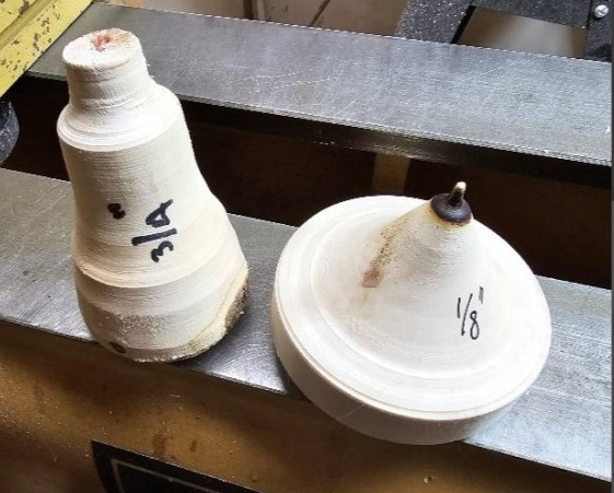 Homemade scroll chuck