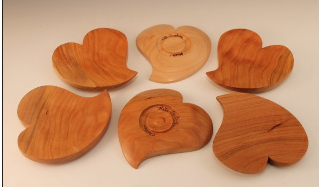 Wooden hearts