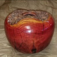 Hollowed Applewood Jar