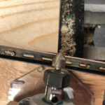 Align platform to match taper of cupcake base