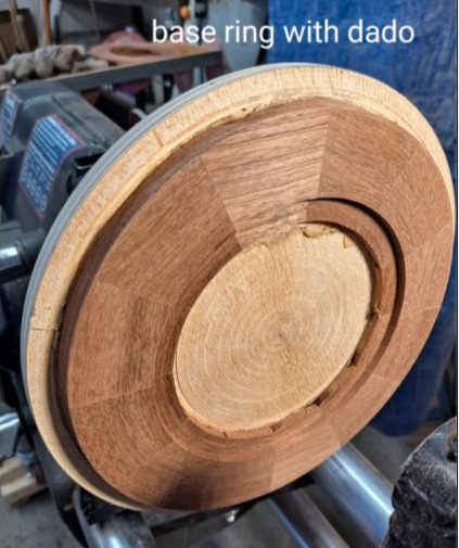 Base ring with dado