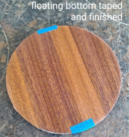 Floating bottom taped and finished