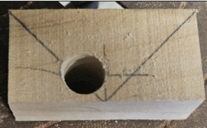 Drill a hole