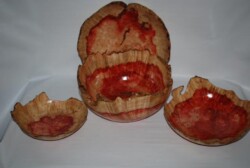 By James Walt Live edge bowls by James Walt