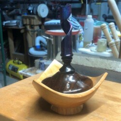 By Doug Miller Lidded bowl by Doug Miller