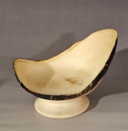 By Matt Harber Offset natural edge bowl by Matt Harber