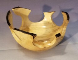 By Matt Harber Bowl with cut-away by Matt Harber